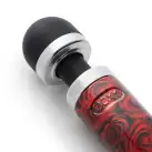 Вибромассажер DOXY Die Cast 3 ROSE PATTERN, очень мощный, питание 220В, металлический корпус photo 2