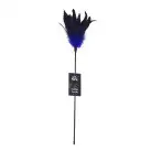 Щекоталка синяя Art of Sex - Feather Paddle, перо молодого петуха photo 2