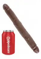 Двойной фаллоимитатор King Cock 12 Slim Double Dildo, 30х3,3 см photo 2