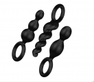 Набор анальных пробок Satisfyer Plugs black (set of 3) photo 1