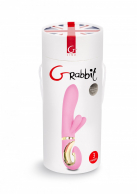 Gvibe Grabbit - Candy Pink вибратор-кролик с тремя моторчиками, 18х3.5 см. photo 4