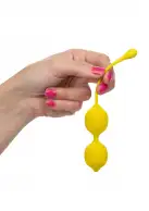 Scala Kegel Training Set Lemon вагинальные шарики, 9.5х3.25 см photo 3