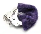 Поножи FURRY LEG CUFFS-PURPLE photo 3